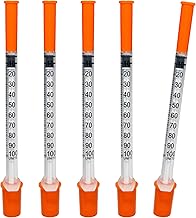 Welrenxi 30Pack 1ml/cc Lab Disposable Plastic Pipettes 30Ga (0.3 x 13 mm), Individually Sealed