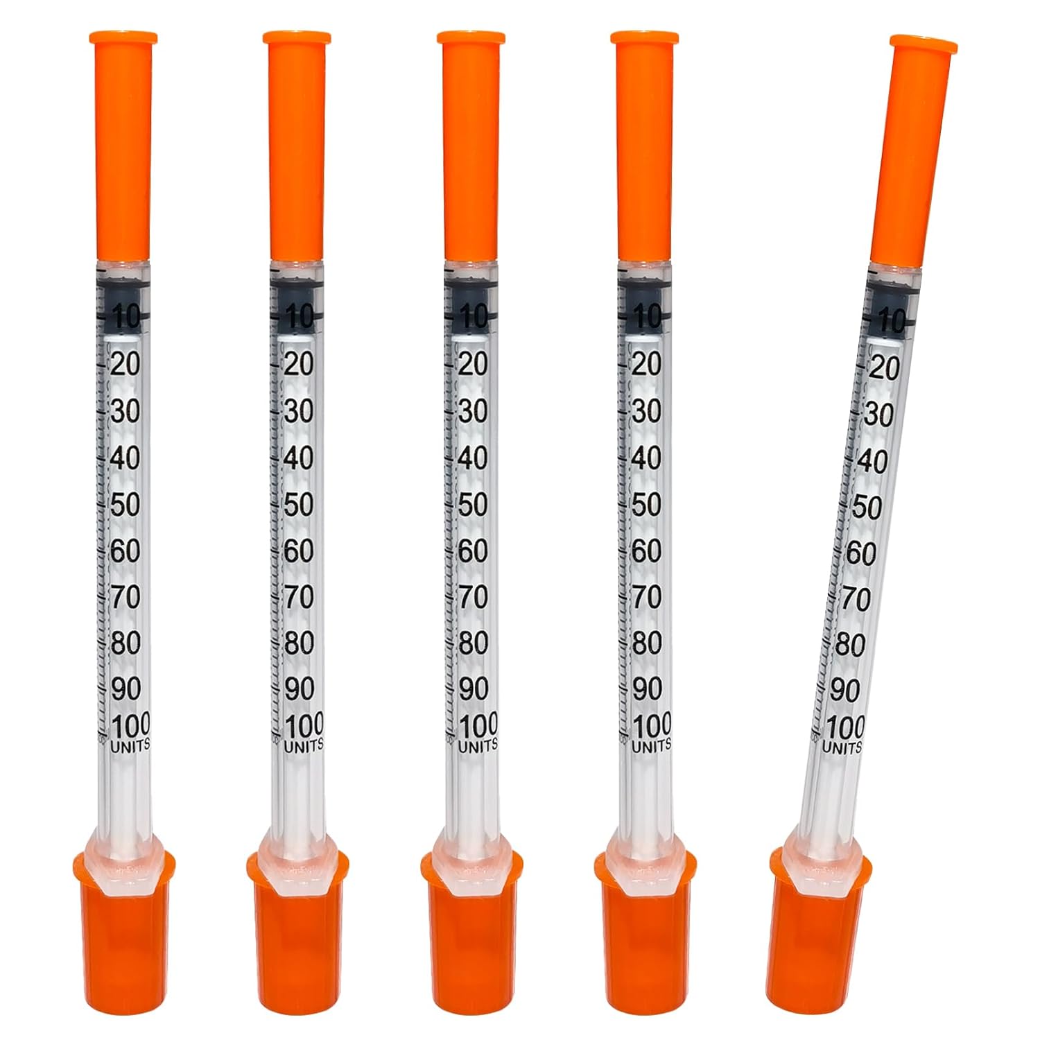 Welrenxi 30Pack 1ml/cc Lab Disposable Plastic Pipettes 30Ga (0.3 x 13 mm), Individually Sealed-0