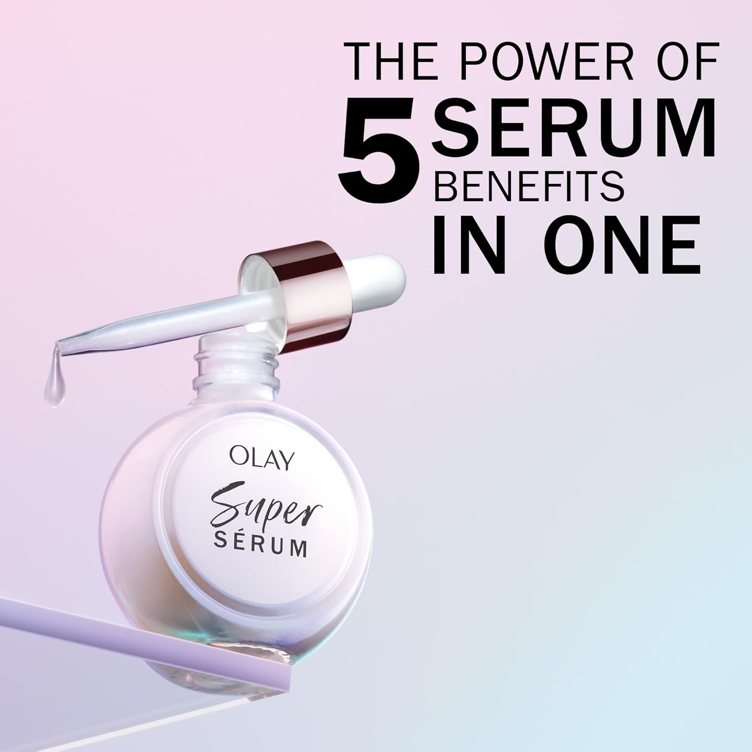 Olay Super Serum, Vitamin C Serum for Face, with Niacinamide, Collagen Peptide, Skincare for Anti Ageing & Brightening, 30ml-1