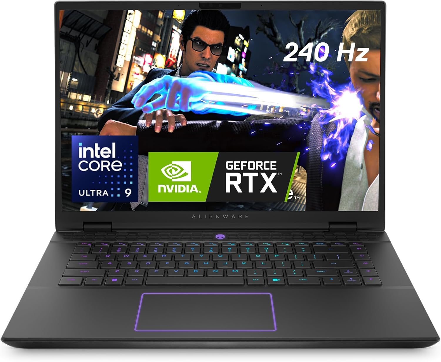 Alienware m16 R2 Gaming Laptop 16" QHD+ (2560 x 1600) 240Hz Display, Intel Core Ultra 9 Processor 185H, NVIDIA GeForce RTX 4070 Graphics, 32GB RAM, 1TB SSD, Windows 11 Home, English Backlit Keyboard-0