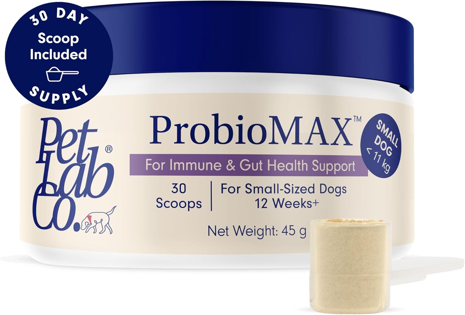 PetLab Co. Probiotic Powder For Dogs - Supports Gut Health & Targets Seasonal Discomfort – Easy to Use – Helps Maintain a Normal Immune Response - Pre, Pro and Postbiotic Formula-0