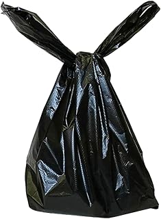 GreenMingle 200 Pack Dog Poo Bags 50% Stronger & 25% Larger Dog Poop Bags with Tie Handles | 100% Leak Proof | Odor Free Pet Waste Disposal Bags | Discreet Opaque Black | Large Poo Bags Dogs