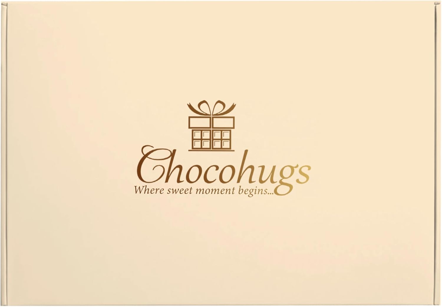 Chocohugs Chocolate Gift Hamper Box | Filled with Galaxy Full Sized Bars Smooth Milk, Minstrels, Hot Chocolate | Letter Box Friendly | Box of Chocolates Gift Hamper | Sweet Treat Box-4