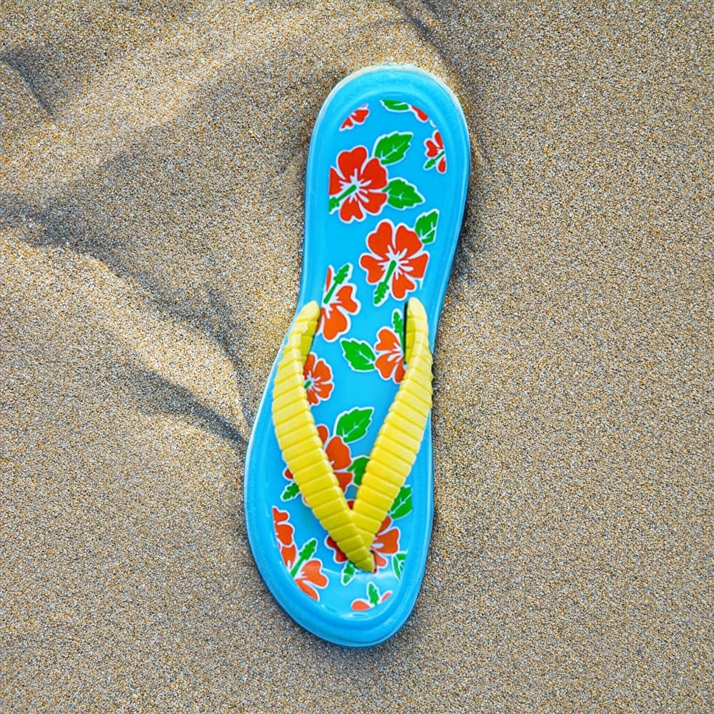 TRIXES 8PC Novelty Flip Flop Beach Towel Pegs – Secure Sun Lounger Travel Clips Indoor & Outdoor Use – Jumbo Clip for the Beach, Garden, Pool, Sun Bed or Deck Chair – Laundry Quilt & Clothes Peg-5