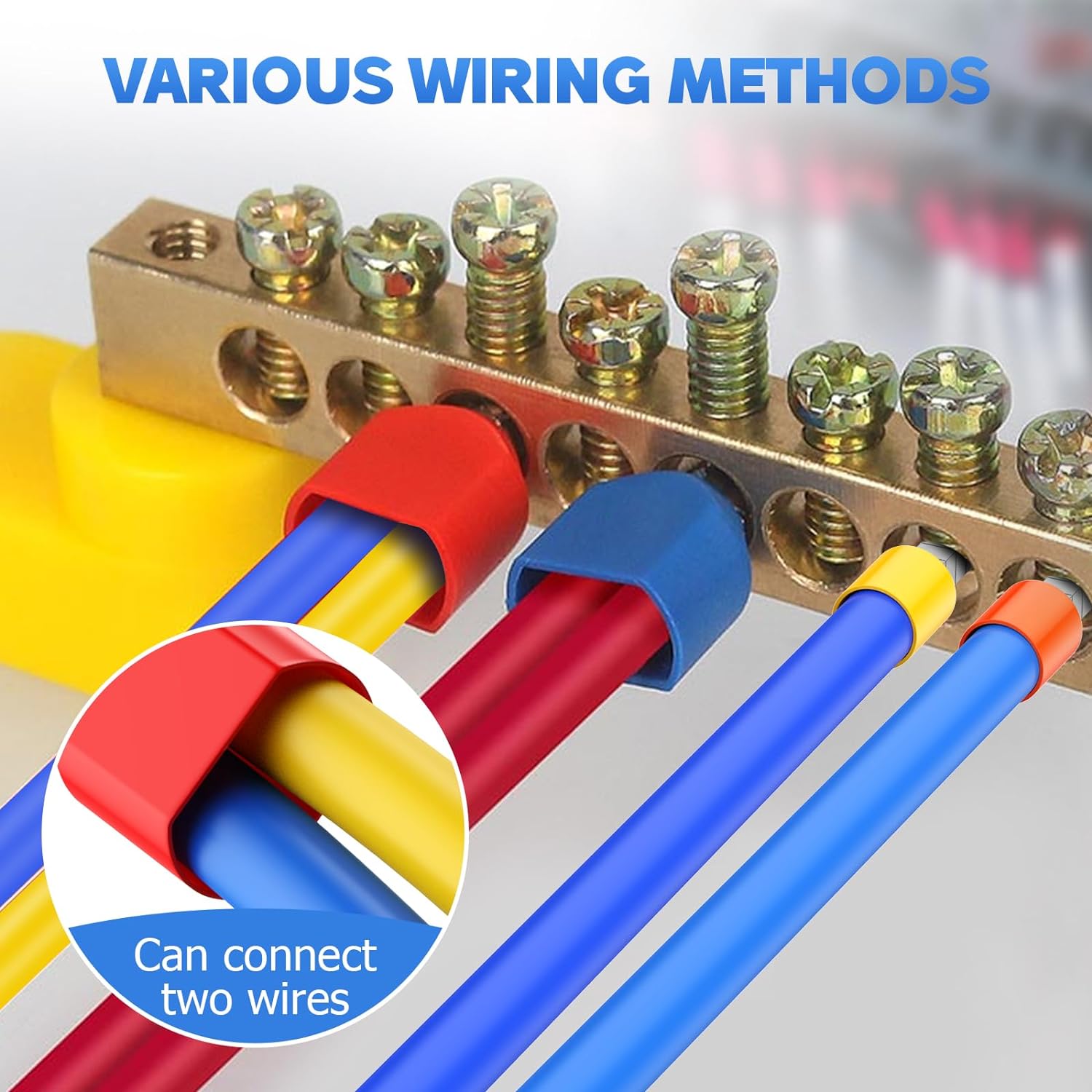 0.5-16mm² Twin Bootlace Ferrules, Dual Terminals,1200pcs Crimp Connectors, Double Wire Quick Connect, All-copper Core, High Insulation Protection-2