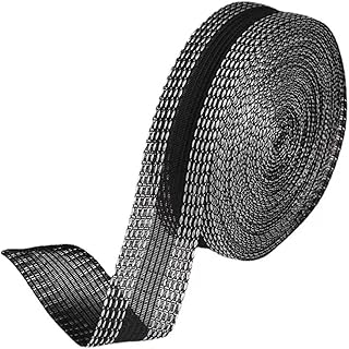 Kyzistn Iron On Tape, Fabric Fusing Tape Adhesive Hemming Tape 11 Yard Long 1 Inch Wide Grey Iron On Hemming Tape No Sewing Needed Perfect for Jeans pants,(10M 2.5cm Wide Black)