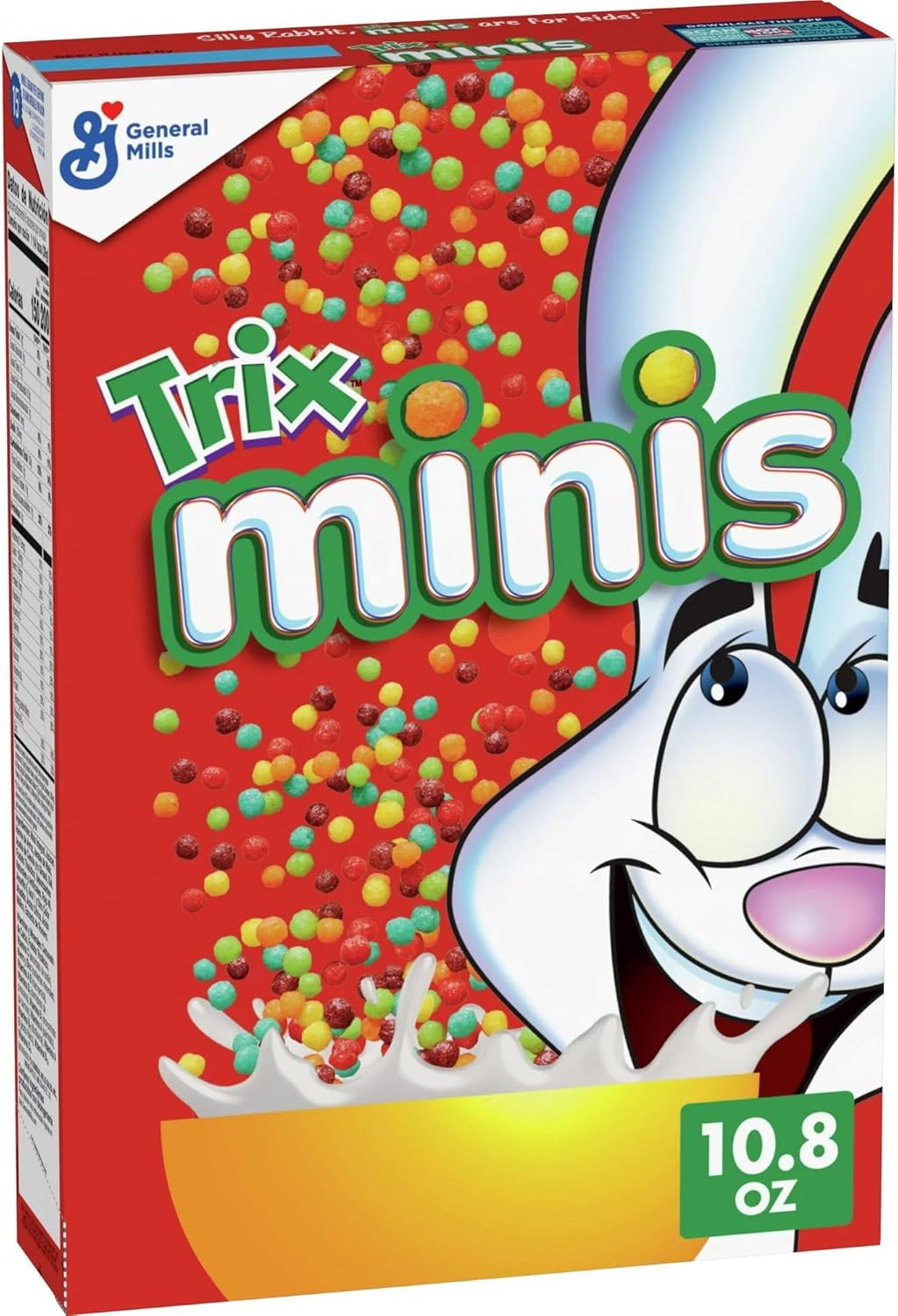 General Mills Trix Minis Fruity Mini Corn Puff Breakfast Cereal, 10.8oz (306g) Pack of 1 - US Import-0