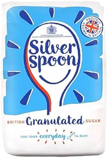 Silver Spoon White Granulated Sugar | Premium British Grown Sugar | 1kg (Pack of 15) - The Sweet Essence of Quality