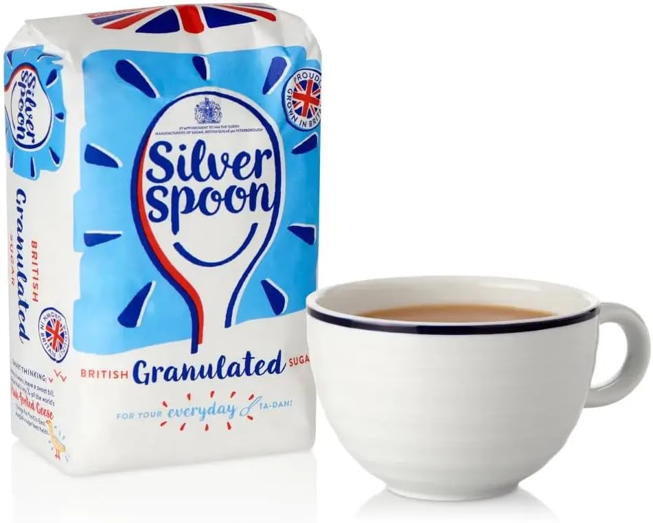 Silver Spoon White Granulated Sugar | Premium British Grown Sugar | 1kg (Pack of 15) - The Sweet Essence of Quality-0