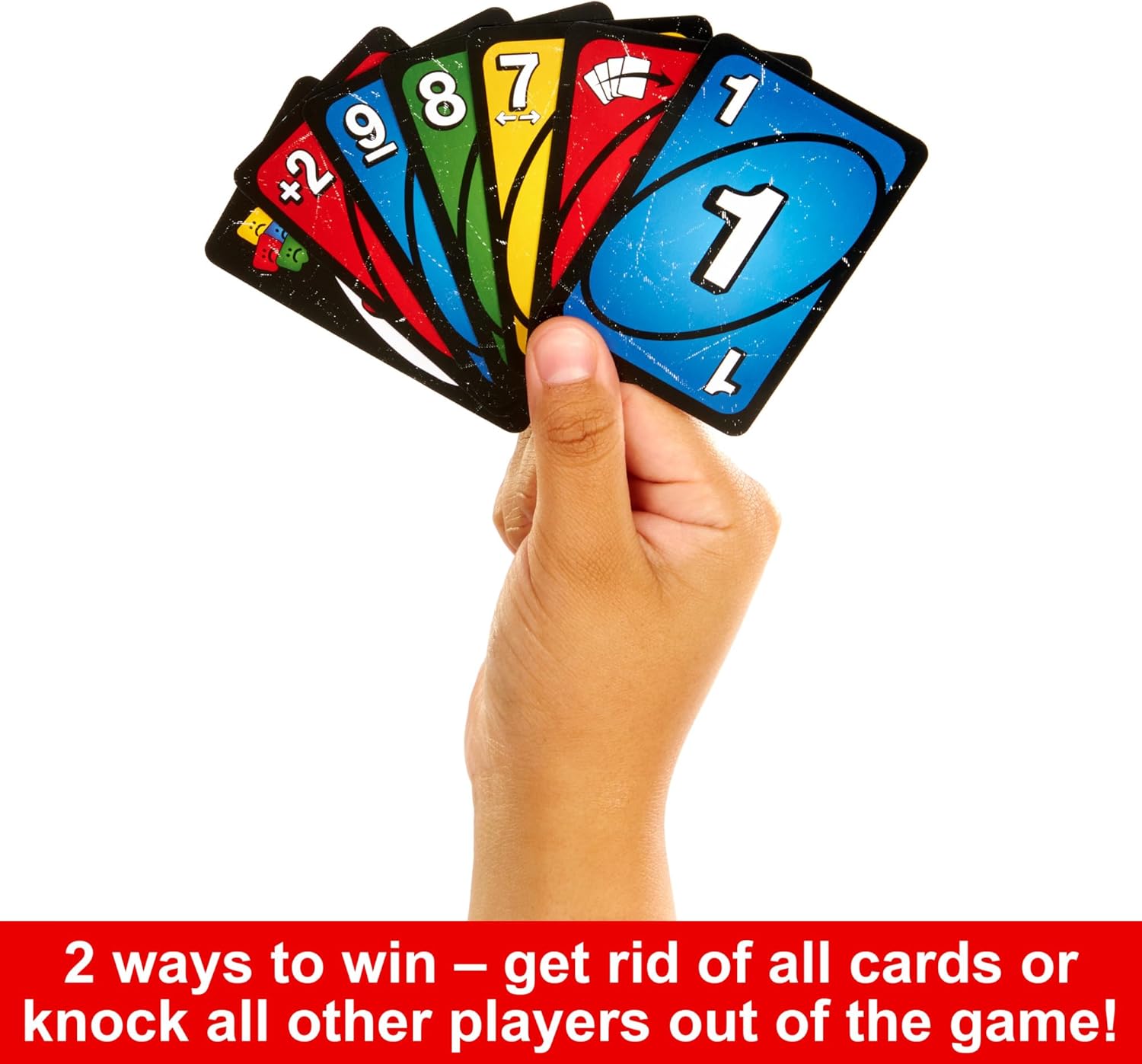 Mattel Games UNO Show ?em No Mercy Card Game for Kids, Adults & Family Parties and Travel With Extra Cards, Special Rules and Tougher Penalties., HWV18-6