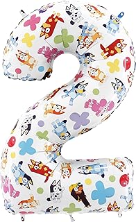 Toyland 26 Inch Bluey & Bingo Number Foil Balloon - Kids Party Balloons - Number 1-6 Available