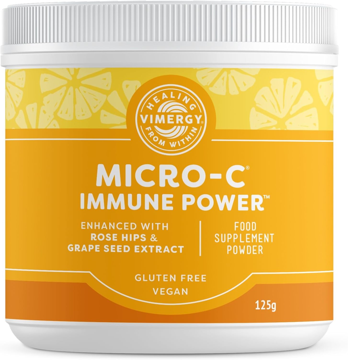 Vimergy Micro-C Immune Power, Travel Size, 69 Servings, Vitamin C 1000mg, Gentle ascorbic Acid, Buffered Vitamin C Powder, Immune & Nerve Support, Benefits Bone & Cartilage, Gluten-Free, Vegan (125g)-0