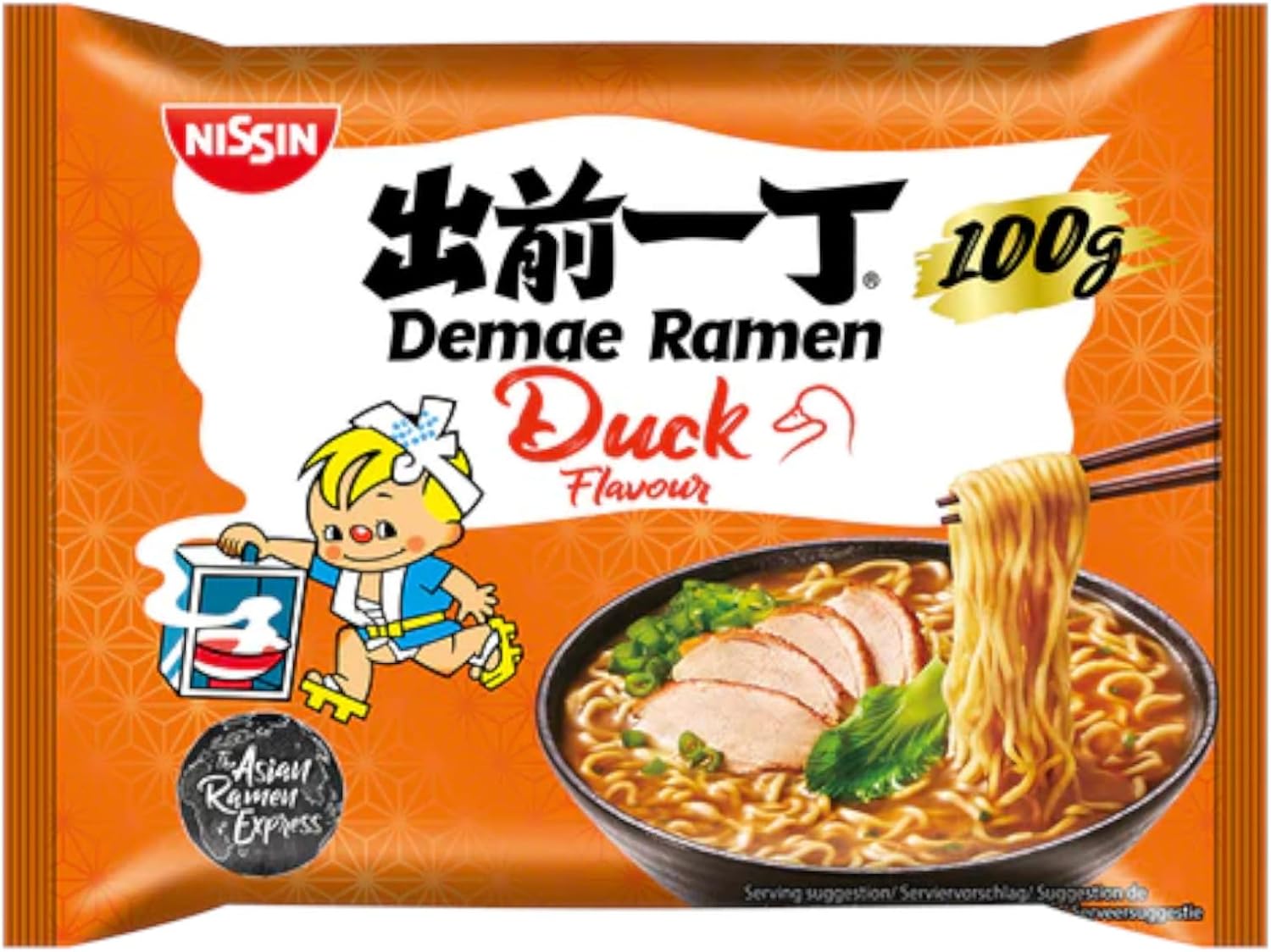 Nissin Demae Ramen Duck Noodles 10 x 100g-0