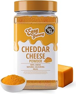 Easy Yummy Cheddar Cheese Popcorn Seasoning 300g, 100% Cheddar Cheese Popcorn Flavouring