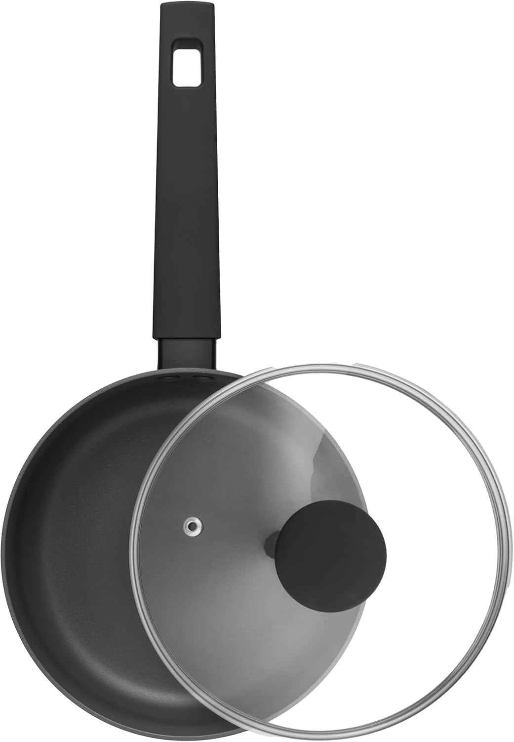 Russell Hobbs COMBO-8693 Saucepan Set – Non-Stick Pans, Induction, With Glass Lids, High Performance, Easy-Clean, Use Little/No Oil, Soft-Touch Handle, 5 Year Guarantee, 16/18/20 cm, Shield Collection-2