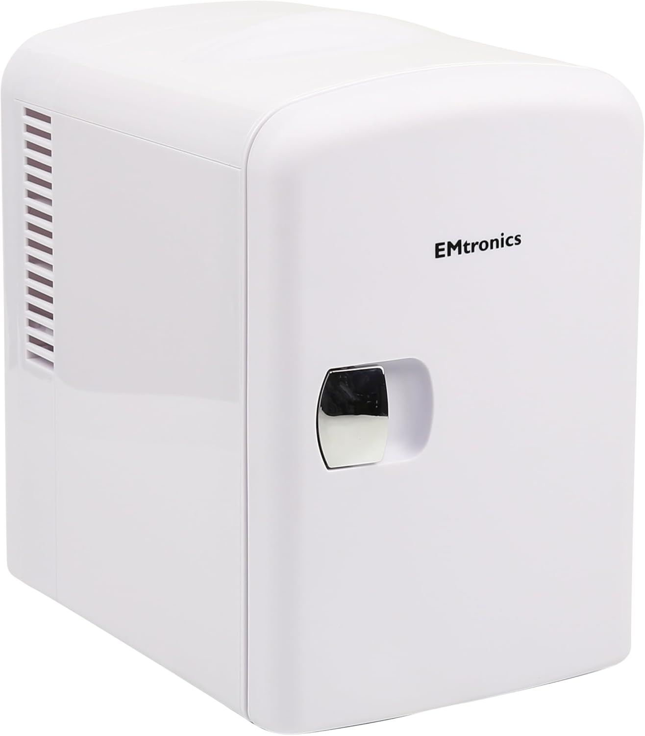 EMtronics EMMF4LWH Compact Mini Cooler Fridge 4 Litre, 6 Can Portable AC+DC Power For Bedrooms, Cars, Offices; Skincare, Makeup, Cosmetics, Food (White)-3