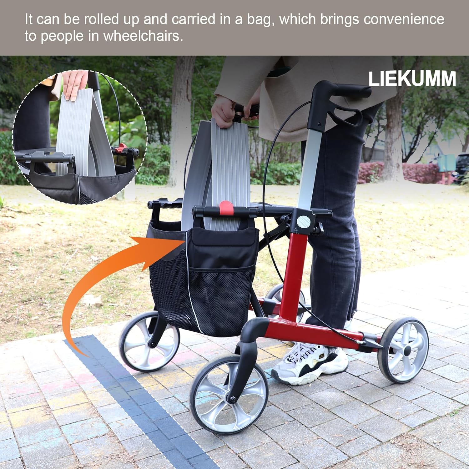 LIEKUMM 1.5cm Rise Threshold Ramps for Wheelchairs, Threshold Ramps for Doorways With Threading Groove, Cuttable PVC Threshold Transition Strip, Door Threshold Ramp with 800kg Capacity, Grey-4