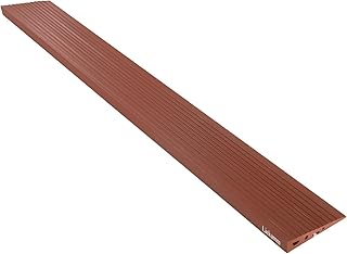 LIEKUMM 2.5cm Rise Ramps for Mobility Scooters, Threshold Ramps for Wheelchairs with 800kg Capacity, Threshold Ramps for Doorways, Driveways, Bathroom, Brown