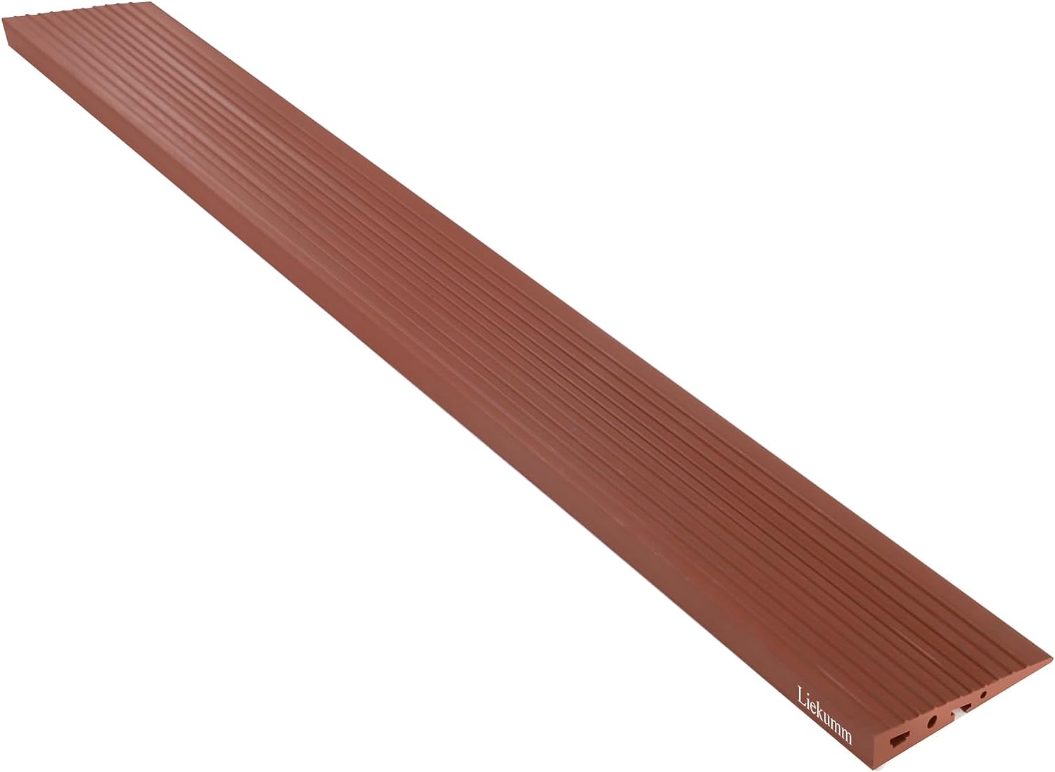 LIEKUMM 2.5cm Rise Ramps for Mobility Scooters, Threshold Ramps for Wheelchairs with 800kg Capacity, Threshold Ramps for Doorways, Driveways, Bathroom, Brown-0