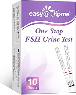 Easy@Home 10 FSH Test Strips: Rapid Visual Result for Qualitative FSH Detection Menopause Test