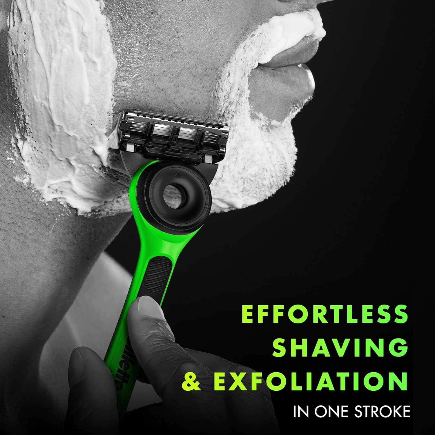 Gillette Labs Exfoliating Men's Razor, Razer Limited Edition, 2 Blade Refills, Travel Case-3