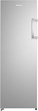 Hisense FV298N4ACE Tall Freestanding Freezer 240 Litre Capacity Total No Frost with LED Display 59D x 59.5W x 172H cm - Stainless Steel, Silver