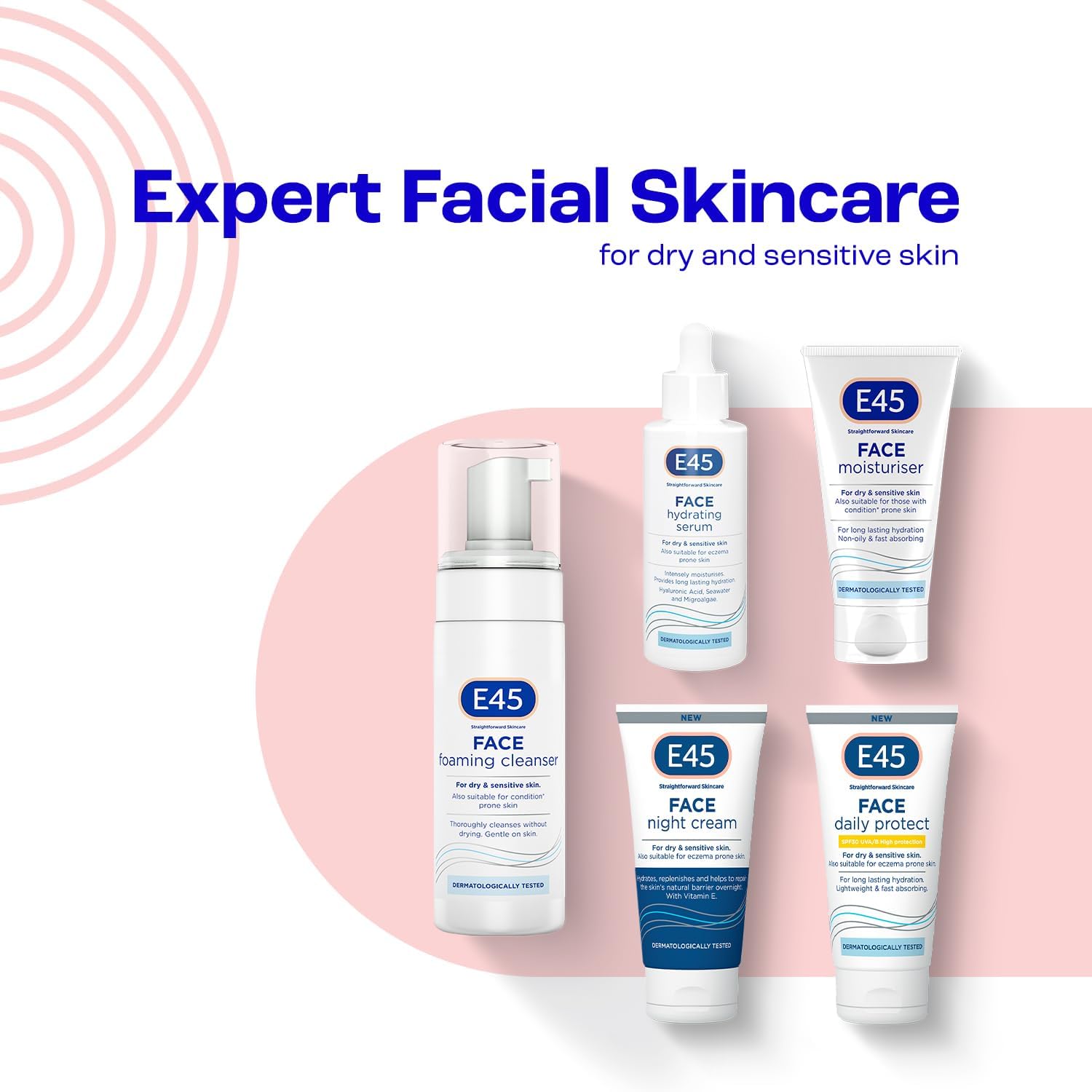 E45 SPF Face Moisturiser - Hydrating Facial Moisturiser SPF 30 Protection Against UVA & UVB Rays - SPF Face Cream for Dry Skin, Sensitive Skin and Eczema Prone Skin - SPF Day Cream 50 ml-5