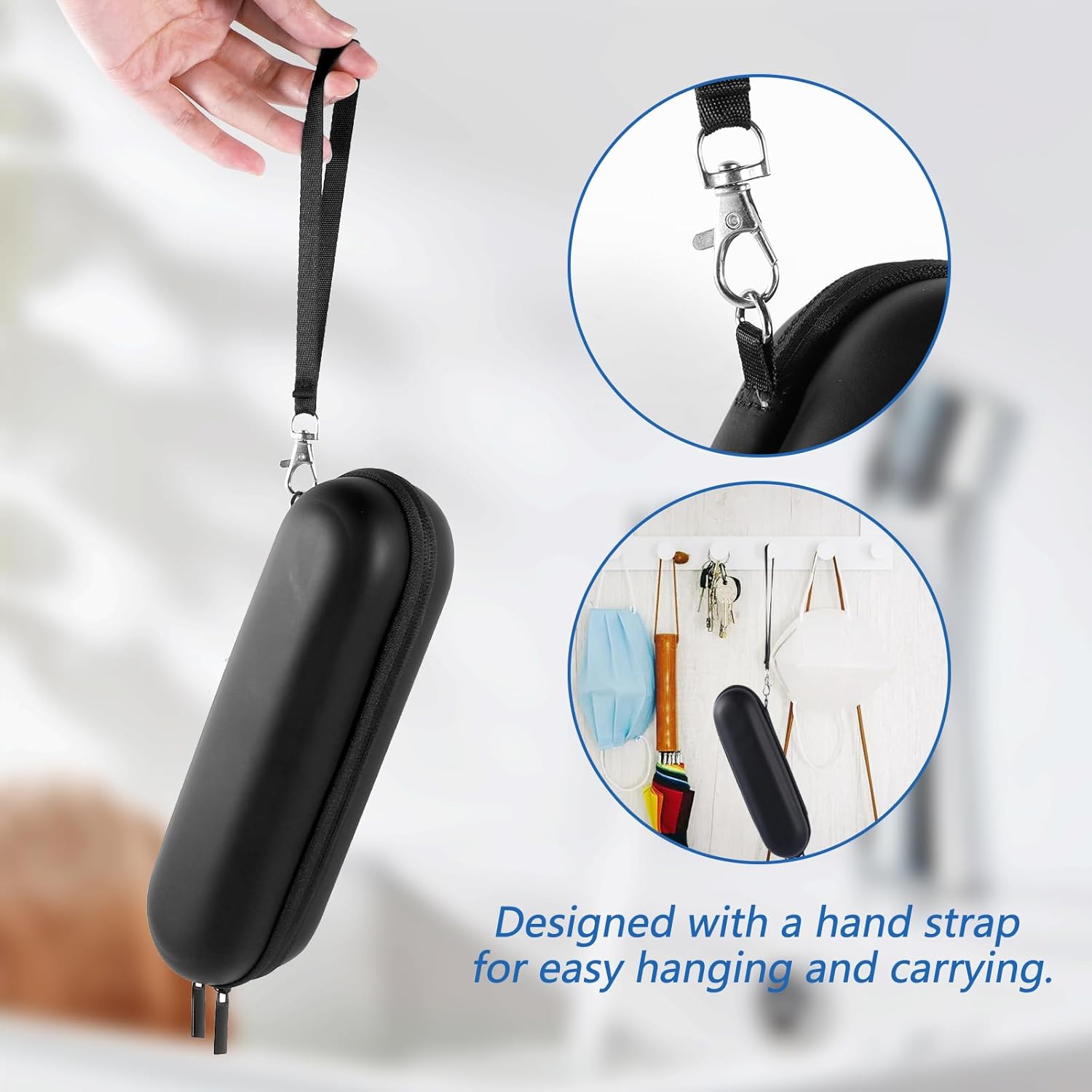 Electric Toothbrush Travel Case, Portable Toothbrush Case Electric Toothbrush Case Holder for Travel Business Trips-4