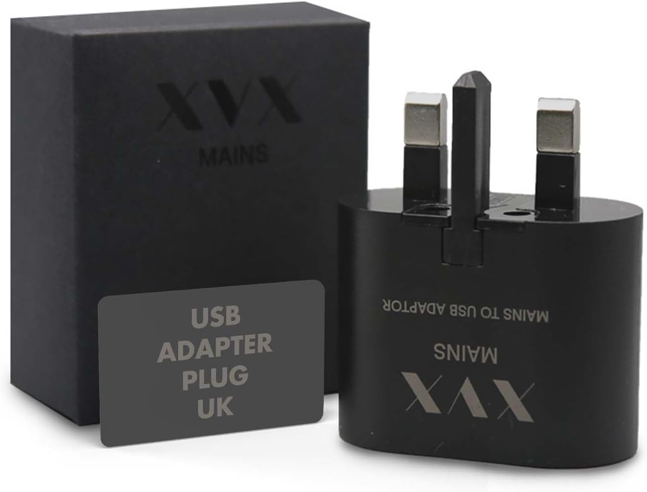 XVX USB Adapter Plug UK - Charges All XVX E-Cigarettes, Fast Charger Adapter, 1A (1000mA) Amperage, Power Adaptor with Overcharge Safety Protection, USB Charger Plug for X VAPE/Cigar/MAGNET POD/RELOAD-0