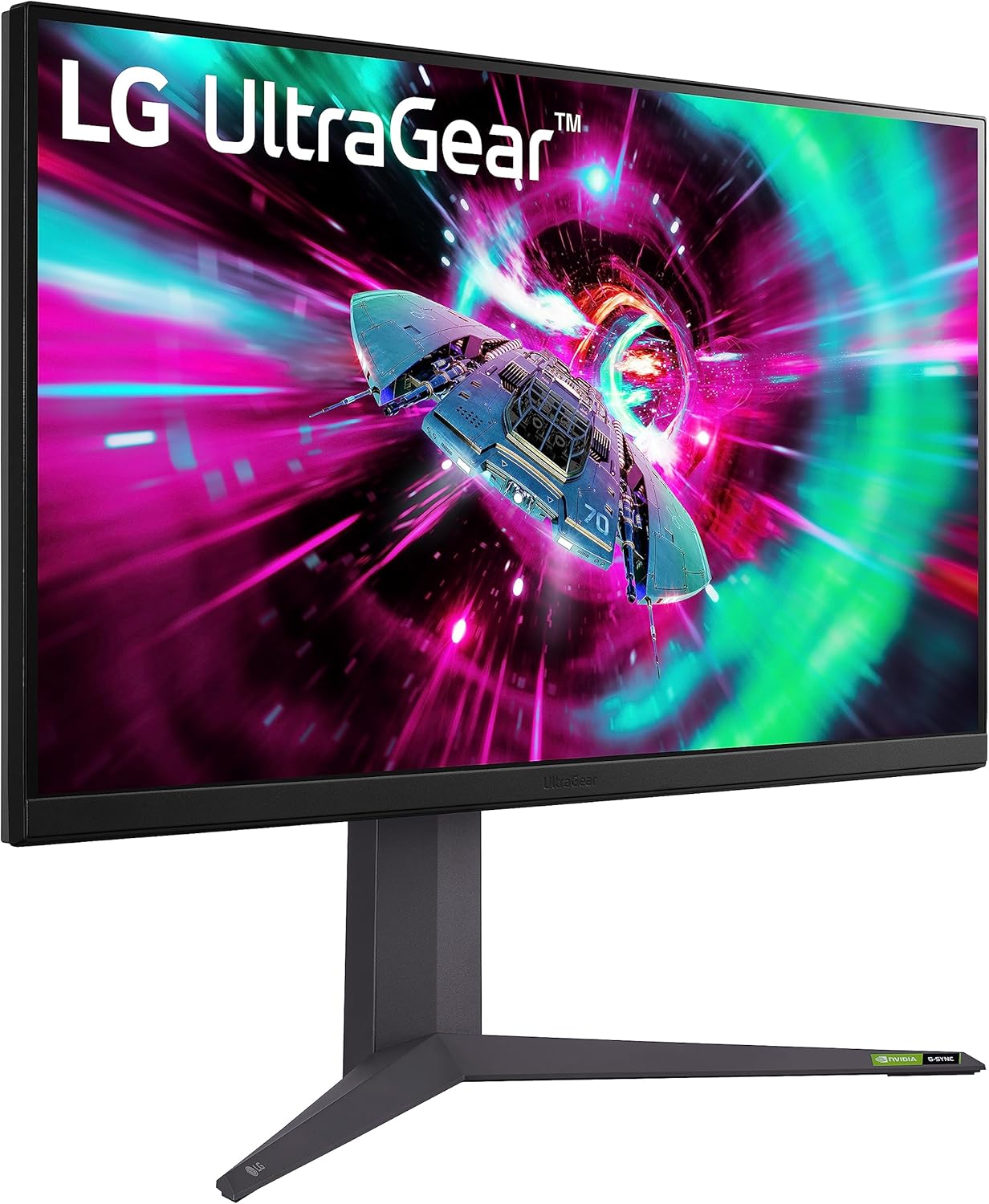 LG UltraGear 4K Gaming Monitor 32GR93U, 31.5 inch, 4K, 144Hz, 1ms GtG, IPS Display, HDR 10, NVIDIA G-Sync & AMD FreeSync compatible, Smart Energy Saving, Displayport, HDMI-6