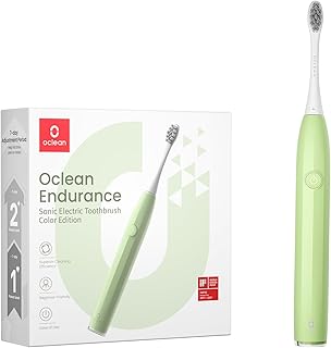 Oclean Sonic Electric Toothbrush,Electric Toothbrushes Adults,Rechargeable Electric Toothbrush with 72000 Movements Deep Clean Mode,Beginner Friendly,2 Minutes Smart Timer-Green