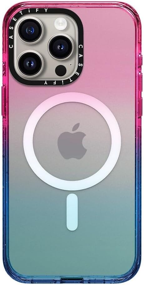 CASETiFY Impact Case for iPhone 15 Pro Max [4X Military Grade Drop Tested / 8.2ft Drop Protection/Compatible with Magsafe] - Cotton Candy-0