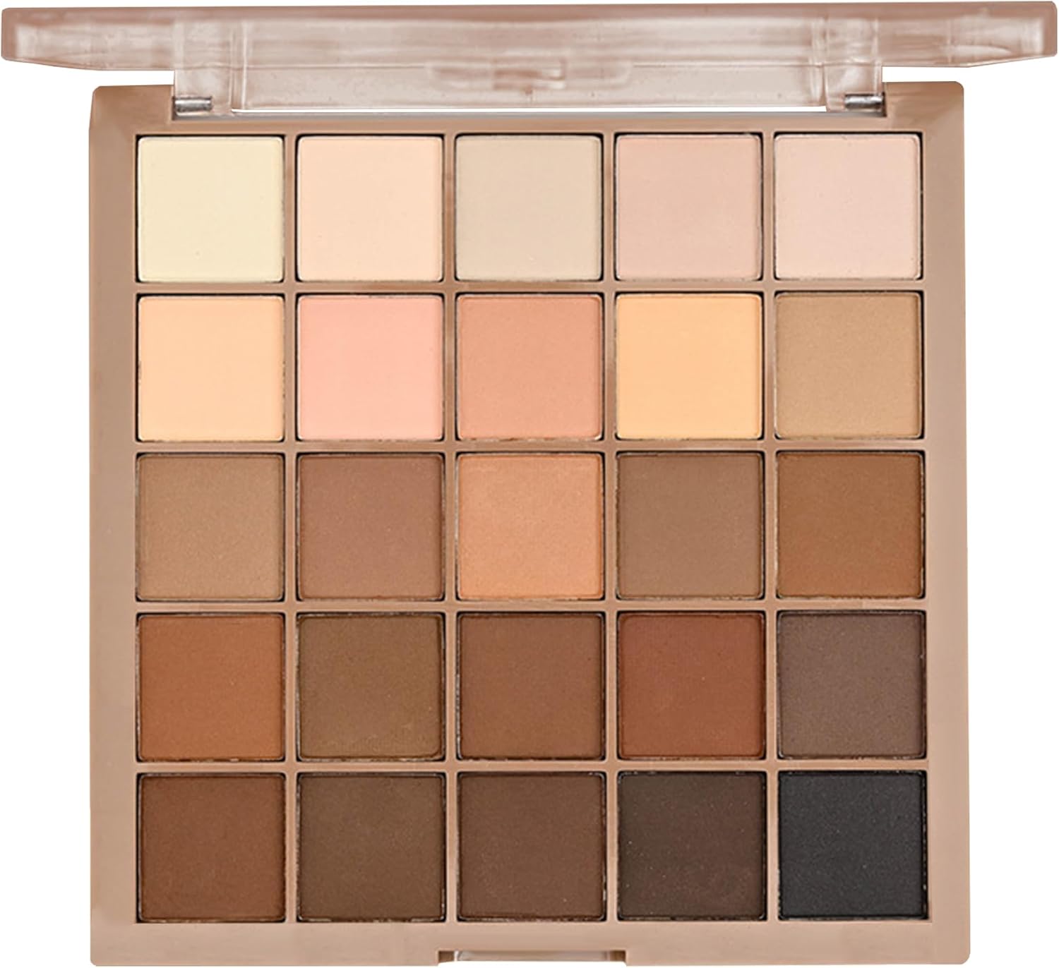 Eyeshadow Palette 25 Colours, Full Matte Nude Brown Eye Shadow Pallets For Women, Soft Smooth Powder Taupe Pink Brown Highly Pigmented Eye Shadows Palette, Suitable For Most People (04 Chocolate)-0