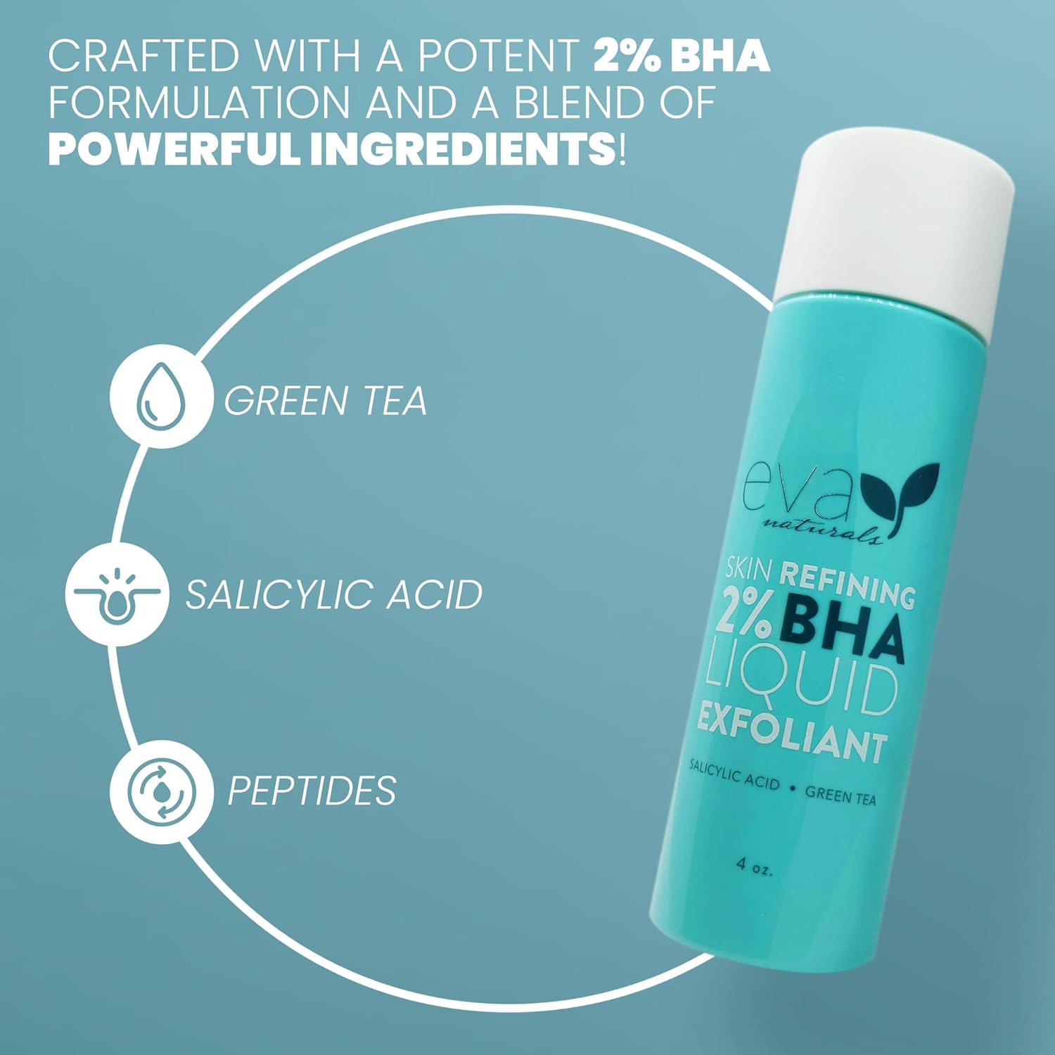 BHA Liquid Exfoliant - Gentle Salicylic Acid Face Exfoliant and Pore Minimizer, BHA Exfoliant for Blackheads and BHA Exfoliant for Large Pores - Exfoliant for Fine Lines and Wrinkles-2