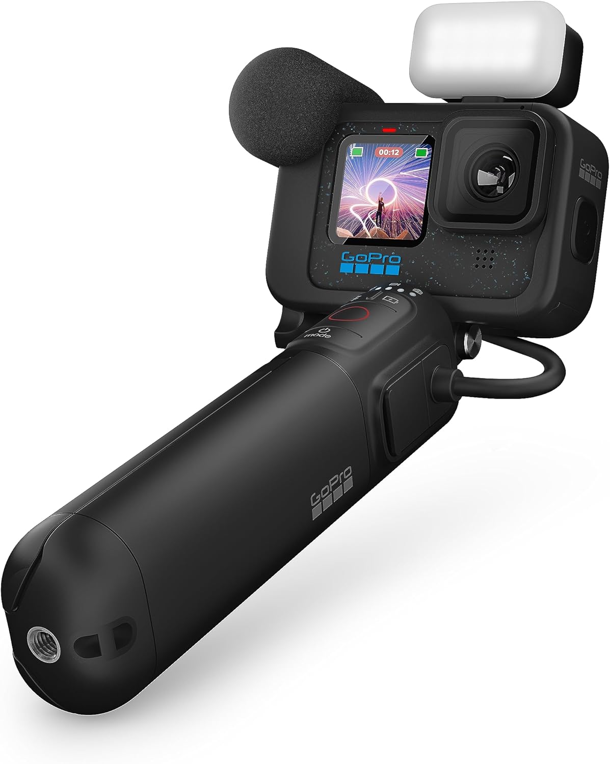 GoPro HERO12 Black Creator Edition - Includes HERO12 Black, Volta (Battery Grip, Tripod, Remote), Media Mod, Light Mod, Enduro Battery, and Carrying Case-3