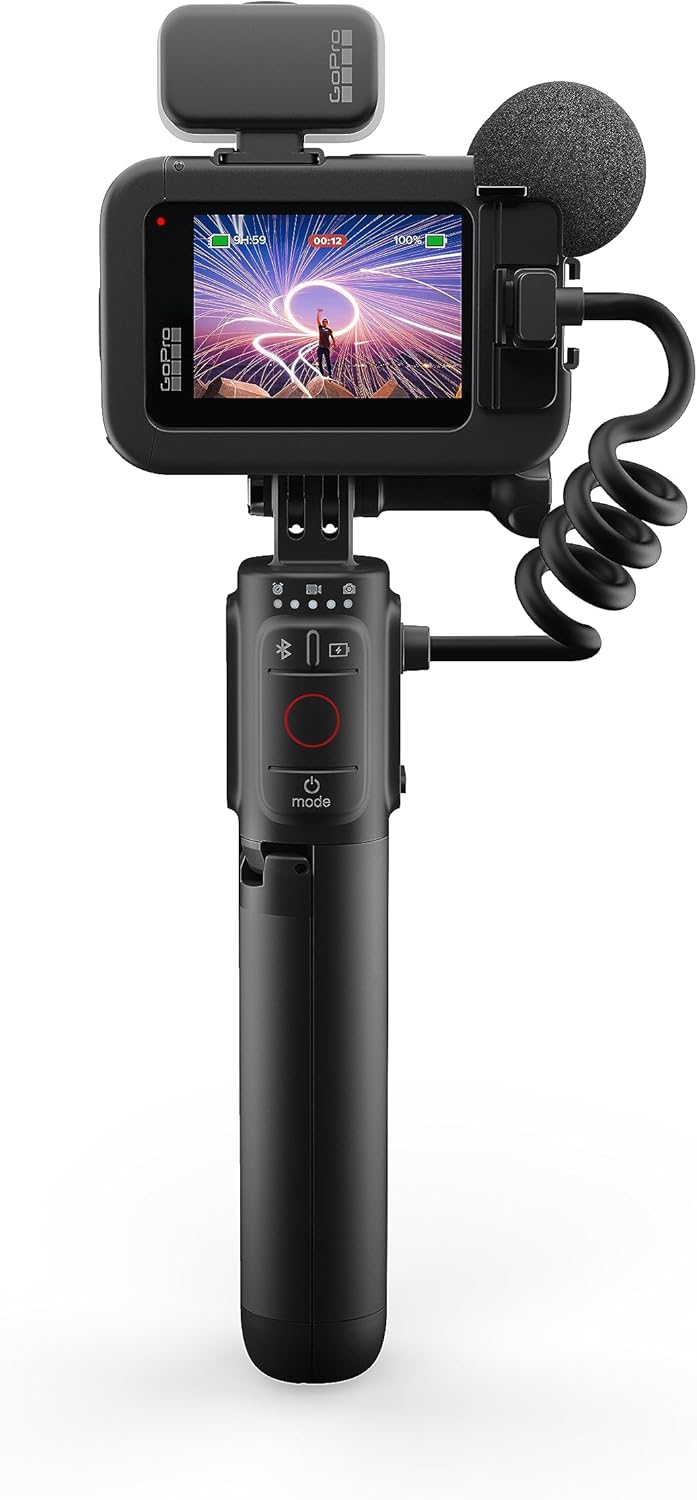 GoPro HERO12 Black Creator Edition - Includes HERO12 Black, Volta (Battery Grip, Tripod, Remote), Media Mod, Light Mod, Enduro Battery, and Carrying Case-5