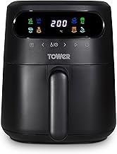 Tower, T17125, Vortx 3L Air Fryer with Colour Digital Display, Digital Control Panel & 7 One-Touch Pre-sets, 1300W, Black