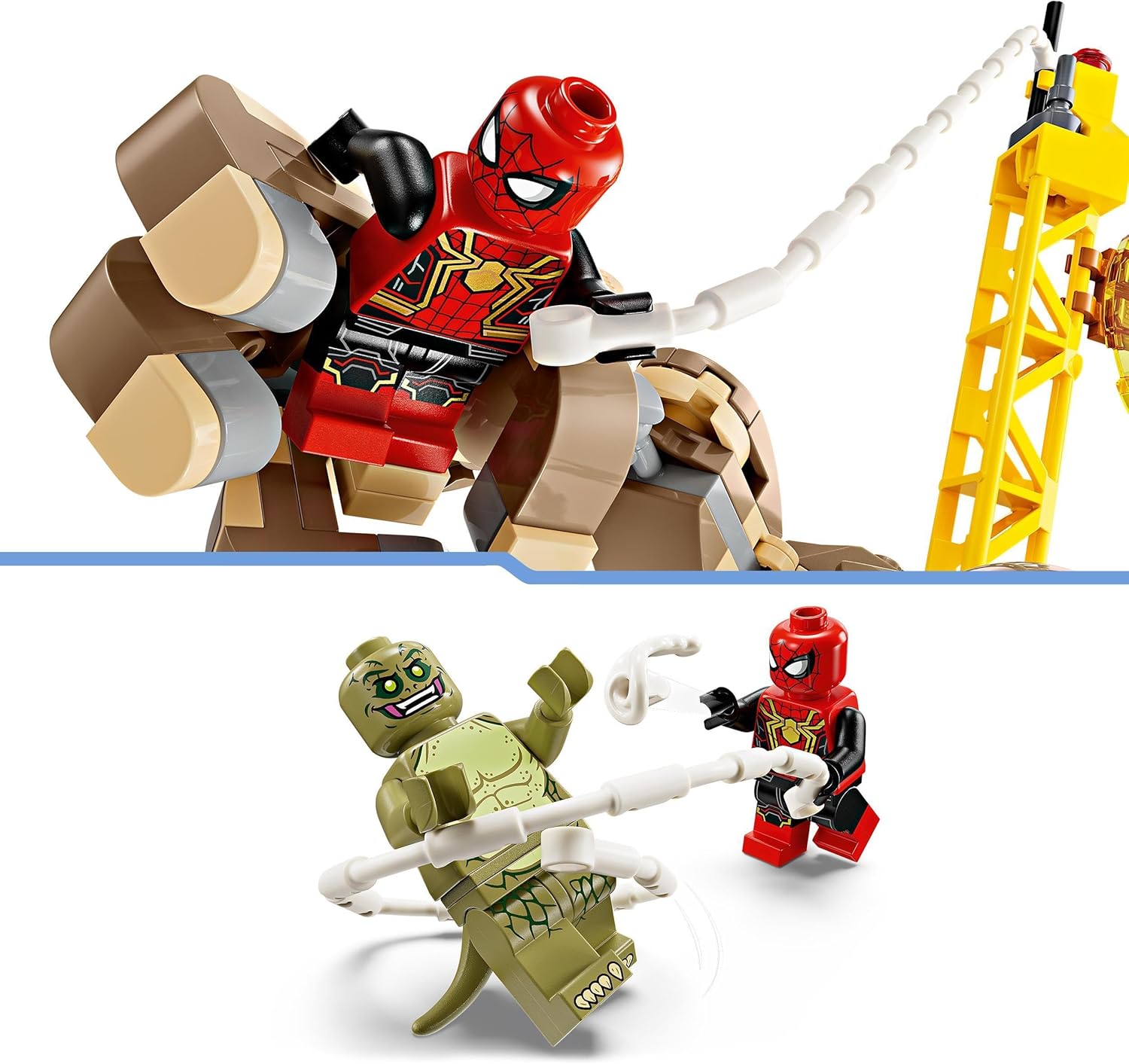 LEGO Marvel Spider-Man vs. Sandman: Final Battle, No Way Home Set, Super Hero Building Toy for Kids, Boys & Girls with Action Figure, plus Lizard and Electro Minifigures, Gift Idea 76280-4