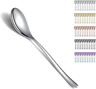 Dinner Spoons 12 Pieces, Kyraton 20.3cm Stainless Steel Table Spoons, Soup Spoons, Cutlery Spoons Set, Dishwasher Safe.