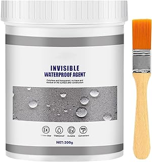 300g Invisible Waterproof Anti-Leaking Sealant Agent, Transparent Waterproof Coating Agent, Waterproof Insulation Sealant, Coating Tile Trapping Repair Wall Mending Agent for Home Roof Bathroom