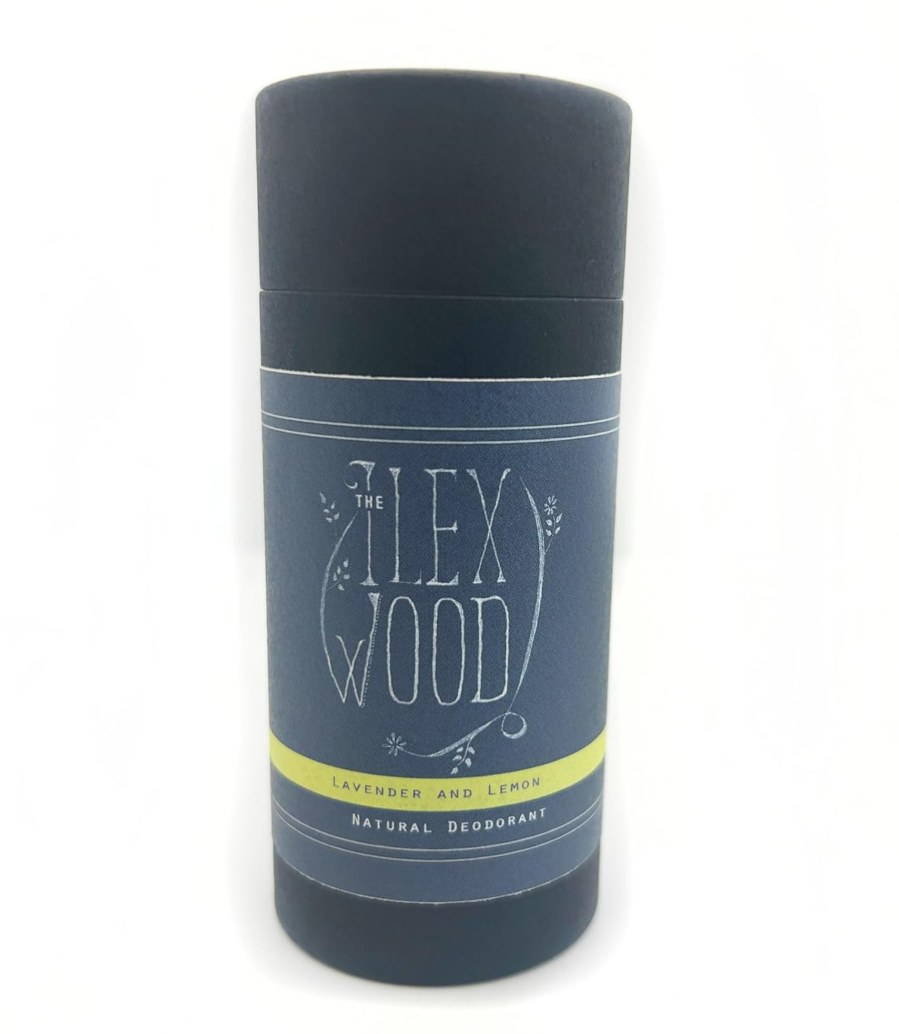 The Ilex Wood - Lavender and Lemon Natural Deodorant - 70ml. Natural Deo in Eco Friendly Cardboard Tube, Vegan, no Plastic, no Alcohol, no Toxins, no Aluminium Salts & Cruelty Free for Women & Men.-1