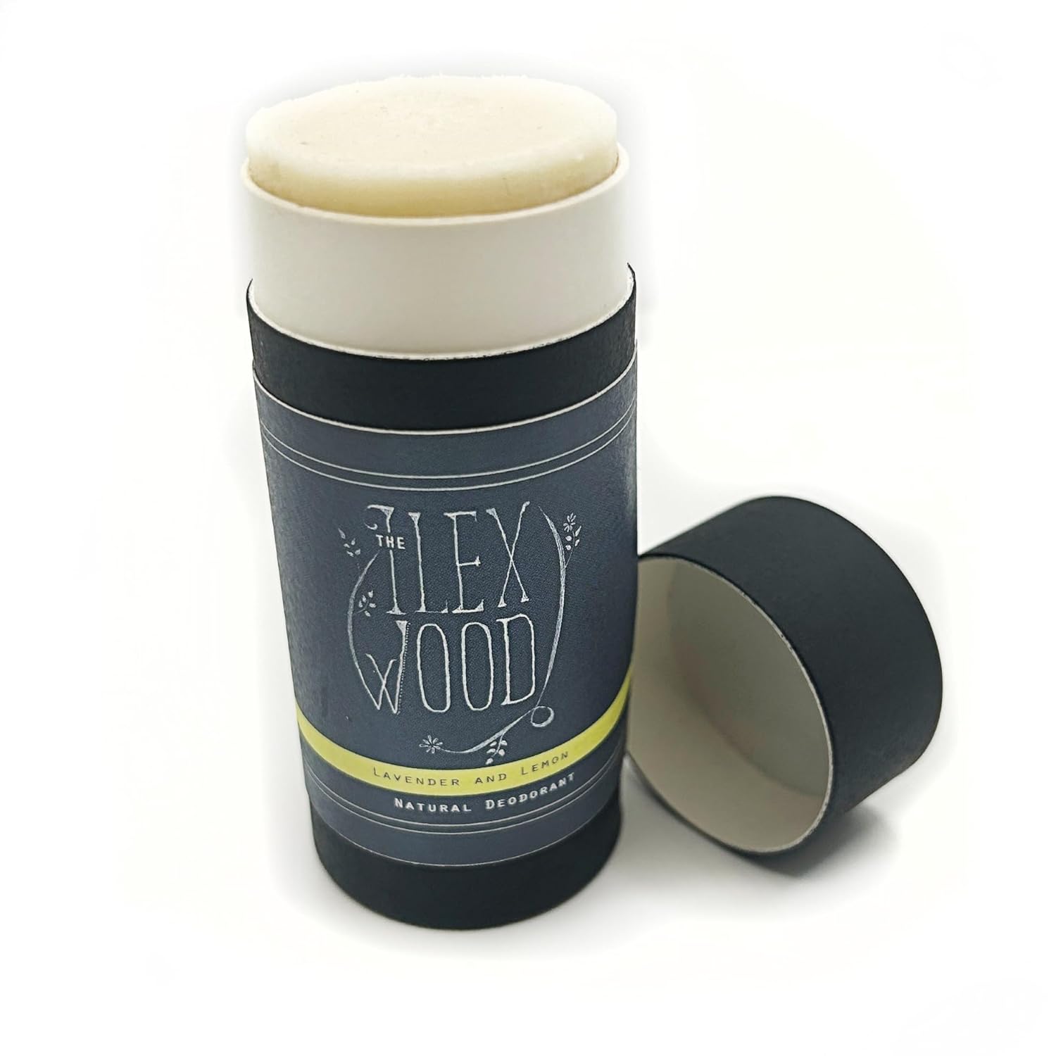 The Ilex Wood - Lavender and Lemon Natural Deodorant - 70ml. Natural Deo in Eco Friendly Cardboard Tube, Vegan, no Plastic, no Alcohol, no Toxins, no Aluminium Salts & Cruelty Free for Women & Men.-3