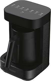 Haier Multi-Beverage Hot Drinks Machine & Frother, I-Master Series 5 All-in-One Coffee Machine & Hot Drinks with Accessories, hOn App, Black [HMB5A]