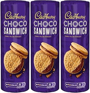 Dairy Milk Choco Filled Sandwich Biscuits 260g (3 Pack Bundle)