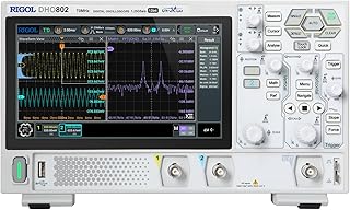 RIGOL DHO802 Portable Digital Oscilloscope, 70MHz Bandwidth, 2 Analogue Channels, 12bit Vertical Resolution, Low Noise Floor, Mobile Power Supply Supportable