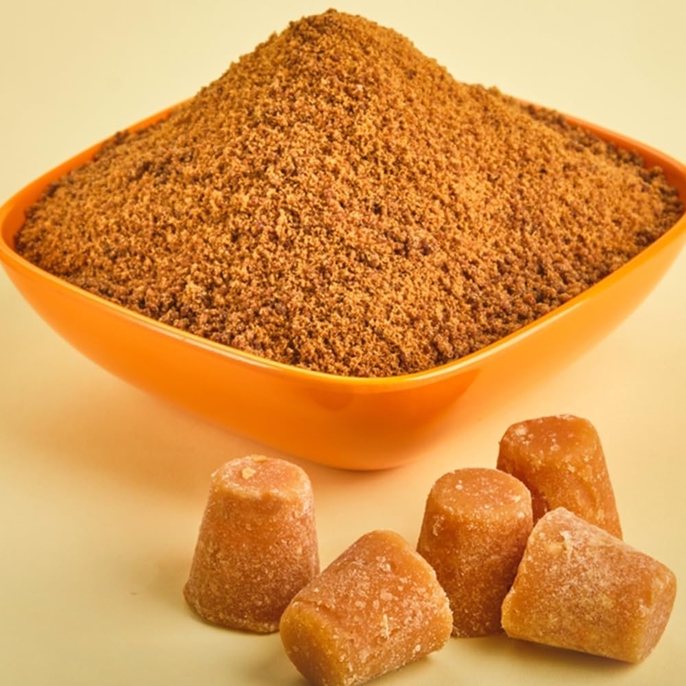 Jaggery Powder-Gur Powder-Goor-1 Kg Natural Sweetener for Diverse Recipes - Indian Sugar Cane Substitute - No Preservatives, No Artificial Flavors-3