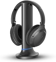 Avantree Opera Plus - Wireless Headphones for TV Listening with Cinema & Clear Dialogue Modes, HDMI ARC, Opt, AUX, RCA Input Support, 164ft Long Range, Charging Dock Included