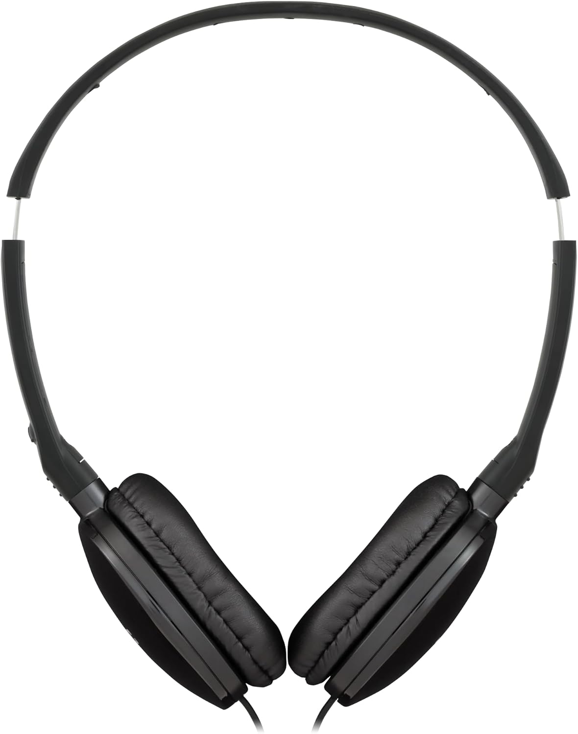 JVC HA-S160M-B Flats Foldable and Compact Headphones in Glossy Trendy Colour, with Switch for Microphone On/Off, Ideal for Teleworking and Online Seminars (Black)-2