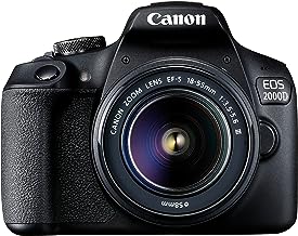 Canon EOS 2000D + EF-S 18-55mm III Lens - Easy-to-use DSLR Camera with a Versatile Lens, Ideal for Portraits and Landscapes