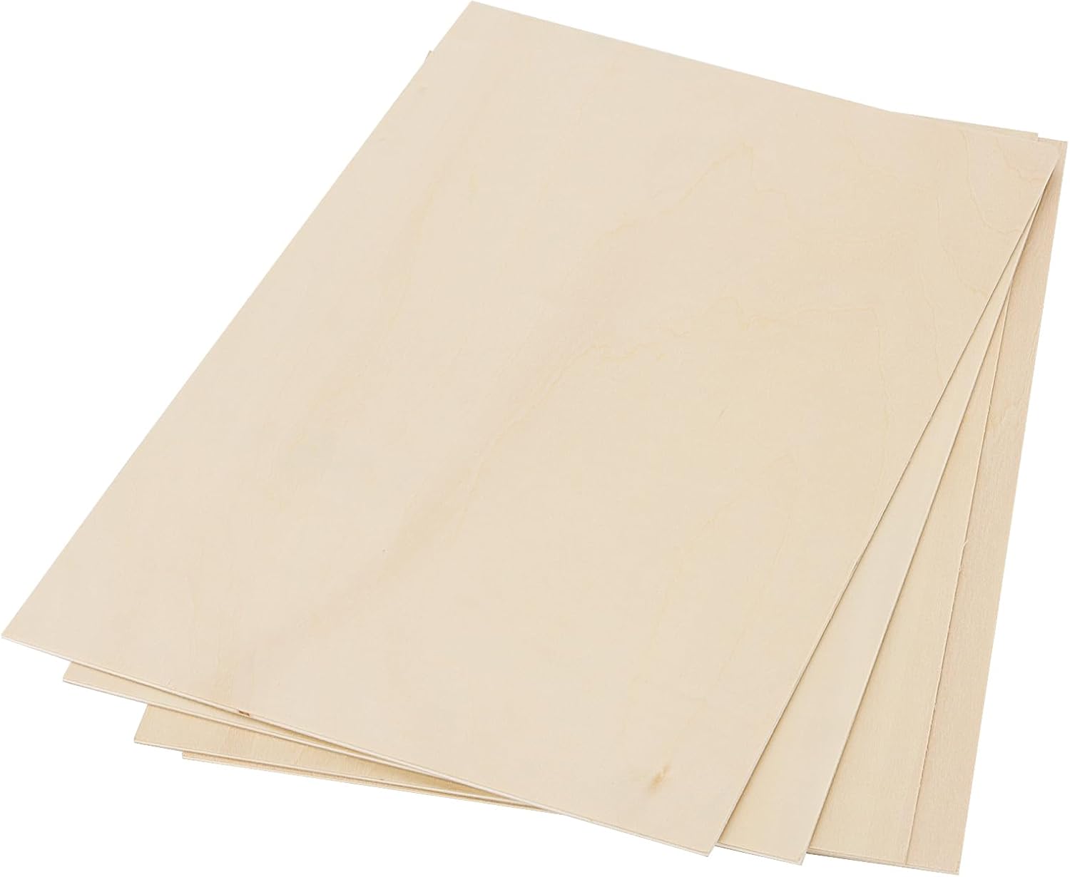 KEILEOHO 10 PCS A4 Basswood Sheets, 210 x 297 x 3mm Thin Wooden Boards, 3mm Unfinished Rectangle Wood Board for DIY Models-4